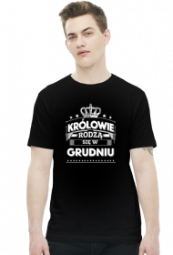 T-shirt krolowie rodza sie w grudniu