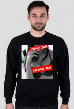 Jestem jaki jestem - męska bluza (różne kolory)
