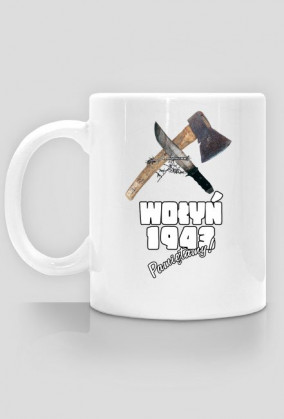 X48POL Kubek "Wołyń 1943" biały