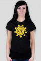 Koszulka damska - Słońce - wzór 3