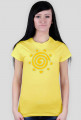 Koszulka damska - Słońce - wzór 3