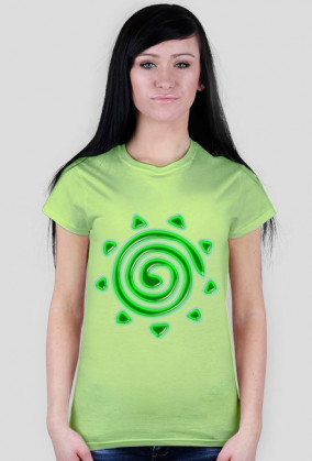 Koszulka damska - Słońce - wzór 7