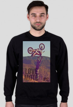 Love Moto - męska bluza (różne kolory)