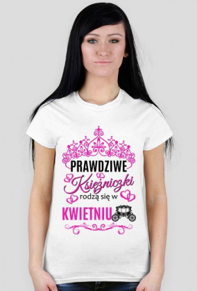 KSIĘŻNICZKA BIAŁA 3D KWIECIEŃ