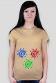 Koszulka damska - Słońce - wzór 5