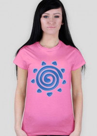 Koszulka damska - Słońce - wzór 6