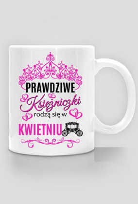 KSIĘŻNICZKA KUBEK 3D KWIECIEŃ