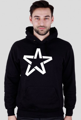 princeWear Star HOODIE black