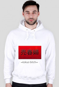 "Tokyo Bitch" HOODIE white