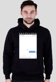 "Send Nudes" HOODIE black