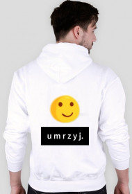 "Umrzyj" HOODIE white