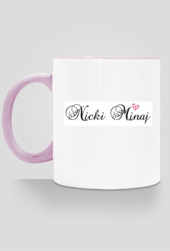 Kubek Nicki Minaj napis i zdjęcie