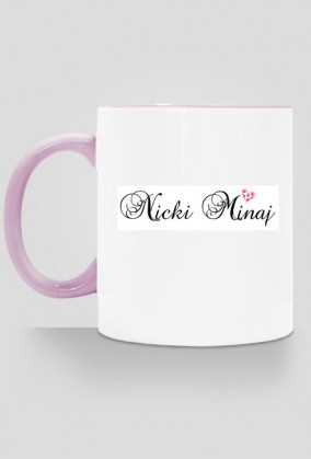 Kubek Nicki Minaj napis i zdjęcie