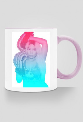 Kubek Nicki Minaj napis i zdjęcie