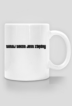 Zwykły Biały KUbek WasylDesign