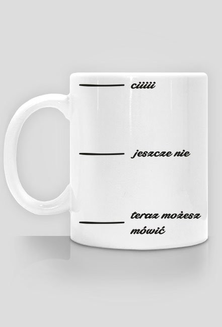 Kubek na poranną kawę