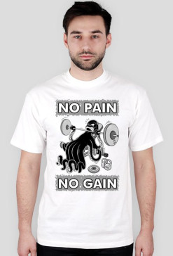 NO PAIN, NO GAIN - koszulka męska