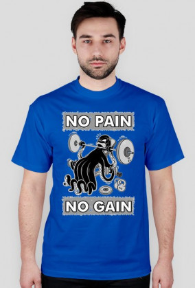 NO PAIN, NO GAIN - koszulka męska