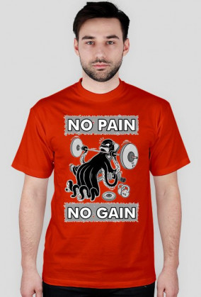 NO PAIN, NO GAIN - koszulka męska