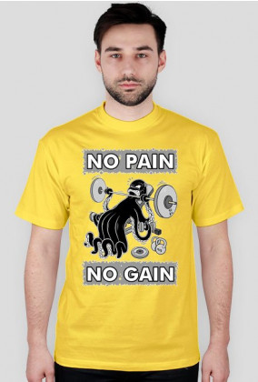 NO PAIN, NO GAIN - koszulka męska
