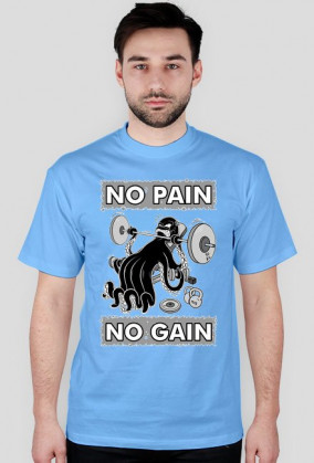 NO PAIN, NO GAIN - koszulka męska