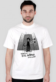 There's evil octopus in my closet - koszulka męska
