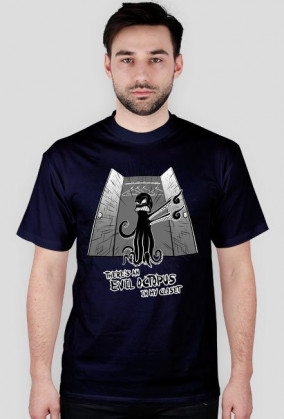 There's evil octopus in my closet - koszulka męska