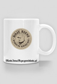 kubek z logo "Riese Inna Rzeczywistosc"