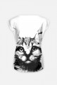 T-shirt Kot na tył