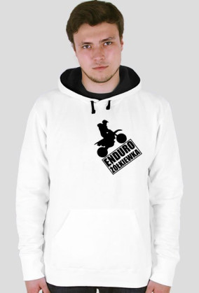 Czarne Logo Enduro Żółkiewka Bluza Męska 2kolory