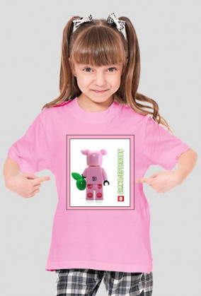 koszulka dziewczęca różowa