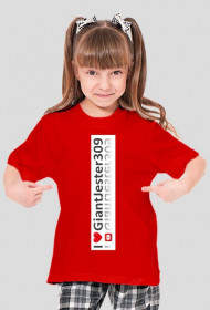 koszulka dziewczęca I love