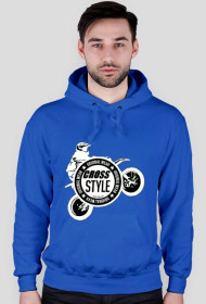 MĘSKA BLUZA NIEBIESKA - CROSS STYLE