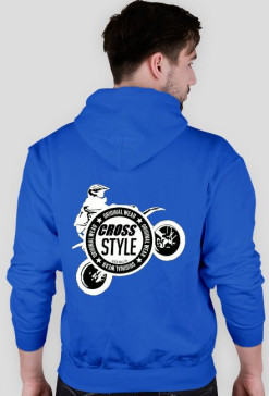 MĘSKA BLUZA NIEBIESKA - CROSS STYLE