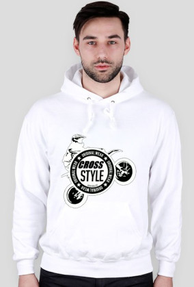 MĘSKA BLUZA NIEBIESKA - CROSS STYLE