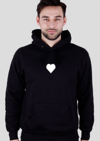 hoodie intliziyo. heart white