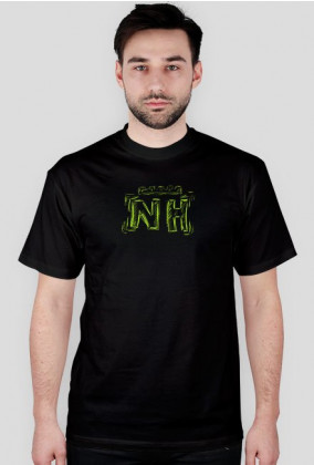 koszulka z seledynowym logo NH