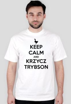 Warszawski gęsior krzyczy Trybson! (biała)