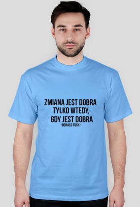 koszulka męska z cytatem