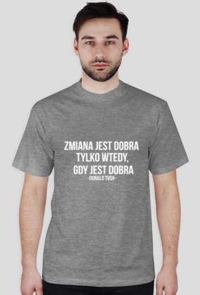 koszulka męska z cytatem