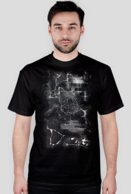 Popękany - Męska - Czarny