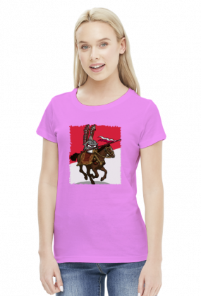 Polandball Husaria Koszulka Damska