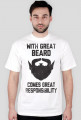 Beard Men T-shirt White