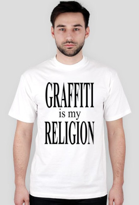 KOSZULKA MĘSKA GRAFFITI IS MY RELIGION