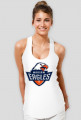 Tank Top Damski - Biały (logo)