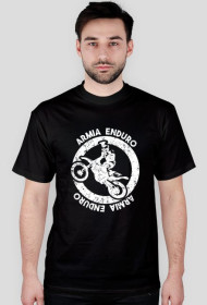 Koszulka męska ArmiaEnDuro czarna