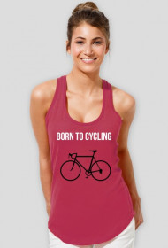 #Born to cycling- white