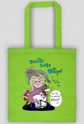 PROMOCJA! Oficjalna torba "Komiks kotka Whisper" by Paulina Różańska