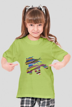 Rainbow pony (różne kolory)