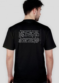 Koszulka męska - Prokrastynacja wersja 2 (biały nadruk)